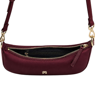 BOLSO HOBO DE SATÉN CON ASA DE PULSERA DE MUJER TOMMY HILFIGER-AW0AW18236