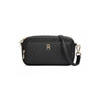 BOLSO BEIGE CRUZADO TIPO CÁMARA CON MONOGRAMAS TH