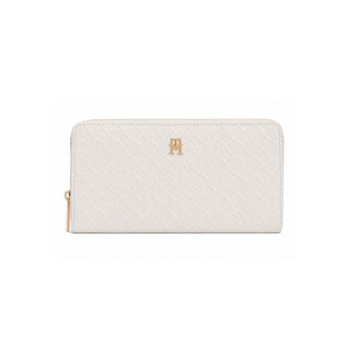 BILLETERA BEIGE HILFIGER ICON CON CREMALLERA
