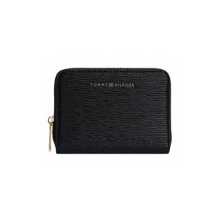 BILLETERA BEIGE TEXTURIZADA CON CREMALLERA Y LOGO