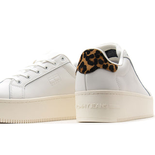TENIS DE PLATAFORMA CON PIEL DE MUJER TOMMY JEANS EN0EN02930