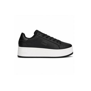 TENIS DE PLATAFORMA DENTADA CON PIEL DE MUJER TOMMY JEANS EN0EN02931