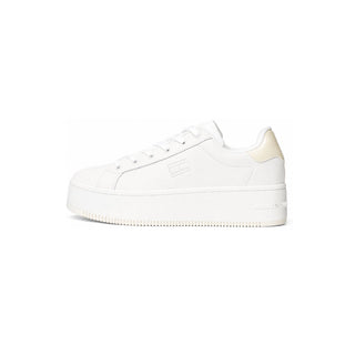 TENIS DE PLATAFORMA DENTADA CON PIEL DE MUJER TOMMY JEANS EN0EN02931