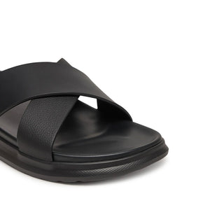 CHANCLAS D DENSITY HILFIGER LTH CC SAND NEGRO FM0FM05358