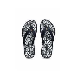 SANDALIAS AZUL CON TIRAS DE TEJIDO TRENZADO FW0FW07900