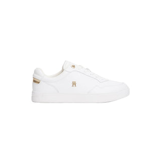 DEPORTIVOS DE TENIS EN CUERO CON MONOGRAMA TH FW0FW08758