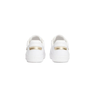 DEPORTIVOS DE TENIS EN CUERO CON MONOGRAMA TH FW0FW08758