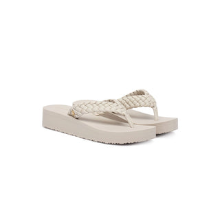 ZAPATILLAS CON TACO Y TIRAS TRENZADAS FW0FW09037