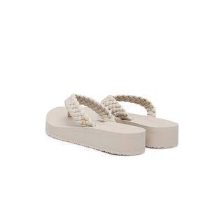 ZAPATILLAS CON TACO Y TIRAS TRENZADAS FW0FW09037