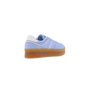TOMMY JEANS WOMENS THE GREENWICH SUEDE PLATFORM TRAINERS