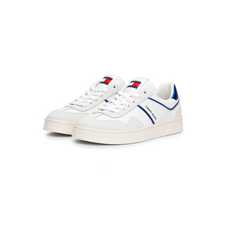 TOMMY JEANS GREENWICH TRAINERS WHITE BROWN WOMEN
