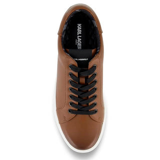 KARL LAGERFELD TENIS DE PIEL CON SUELA DE DOS TONOS PARA HOMBRE